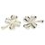 Chanel Ohrstecker mit Vierblattclover-Motiv Silber - Ansicht 2