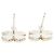 Chanel Ohrstecker mit Vierblattclover-Motiv Silber - Ansicht 5