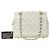 Borsa a tracolla con catena Chanel Coco Mark Petite Timeless Tote Bianco - vista 15