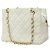 Borsa a tracolla con catena Chanel Coco Mark Petite Timeless Tote Bianco - vista 2