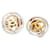 Chanel Coco Mark Ohrringe Silber Golden - Ansicht 2