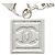 Chanel Coco Mark Rogue Chain Necklace Silvery - view 2