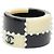 Chanel Coco Mark Ring Schwarz Roh - Ansicht 2