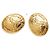Orecchini Chanel Vintage Logo D'oro