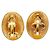 Orecchini Chanel Vintage Logo D'oro - vista 3