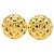 Orecchini Chanel Vintage Matelassé Coco Mark D'oro