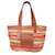 Borsa a tracolla in vimini Loewe Marrone Verde Arancione