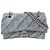 Borsa a tracolla Balenciaga Crushed Chain Blu