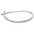 Tiffany & Co Bracciale rigido Tiffany Double Loop Argento - vista 2