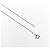 Tiffany & Co Tiffany Cross Ribbon Kombinationshalskette Silber Golden - Ansicht 5