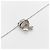 Tiffany & Co Tiffany Cross Ribbon Kombinationshalskette Silber Golden - Ansicht 6