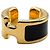 Hermès Orecchini Ear Cuff Hermes Olympe PM Nero D'oro