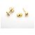 Orecchini a lobo Tiffany & Co. Cross Stitch in oro giallo 18K - vista 3