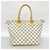 Borsa Louis Vuitton Damier Azur Saleya PM Bianco - vista 10