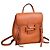 Tod's Double T Mini-Rucksack aus orangefarbenem Leder
