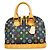 Borsa a mano Louis Vuitton Alma Monogram Multicolor M92646 Noir Nero