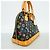 Borsa a mano Louis Vuitton Alma Monogram Multicolor M92646 Noir Nero - vista 2