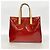 Borsa Louis Vuitton Vernis Lead PM Rosso - vista 10