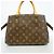 Borsa Louis Vuitton Monogram Montaigne BB Marrone - vista 13