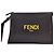 Clutch Fendi in pelle nera e gialla Nero Giallo