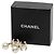 Chanel Gold CC vergoldete Emaille Kunstperlen Strass Ohrringe mit Stecker Golden - Ansicht 4