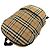 Zaino convertibile Burberry in nylon beige House Check - vista 11