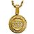 Collana Dior Gold Plated Strass CD Logo Pendant D'oro - vista 2