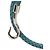 Bracciale Double Tour Jumbo Hook in pelle intrecciata e palladio blu Hermès - vista 5