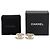 Orecchini Chanel Gold CC placcati oro con strass e chiusura a pressione D'oro - vista 4