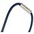 Collana con pendente Hermès H Equipe in corno di bufalo blu - vista 5