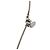 Collana con pendente Chanel Silver CC in ottone e strass Argento - vista 5