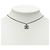 Collana con pendente Chanel Silver CC in ottone e strass Argento - vista 6