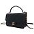 Chanel Mini Quilted Lambskin Top Handle Flap Nero - vista 13