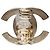 Orecchini a clip Chanel Silver CC Brass Turnlock Argento - vista 3