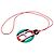 Collana con pendente Hermès Multi Buffalo Horn H Equipe Multicolore