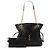 Saint Laurent Borsa Shopping Jamie Small in Pelle di Agnello Matelassé Nera Nero - vista 7