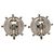 Orecchini a clip Chanel Silver CC Brass Strass Faux Pearl Nautical Helm Argento - vista 2