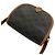 Céline Celine Brown Medium Triomphe Coated Canvas Folco Crossbody Marrone Marrone scuro - vista 7