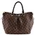 Louis Vuitton Brown Damier Ebene Siena PM Marrone