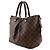 Louis Vuitton Brown Damier Ebene Siena PM Marrone - vista 3
