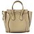 Céline Celine Bolsa Luggage Micro em Pele de Bezerro Drummed Bege - vista 2
