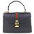 Gucci Black Small Calfskin Web Ophidia Top Handle Flap Nero