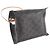 Céline Celine Borsa Cube Small Triomphe in tela rivestita nera Nero - vista 3