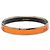 Bracciale Hermès Caleche in smalto Orange Narrow 70 - vista 3