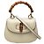 Bamboo Borsa Gucci 1947 Mini in vitello bianco con manico in bambù