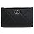 Pouch Chanel 19 O Case Small in pelle di agnello nera Nero
