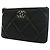 Pouch Chanel 19 O Case Small in pelle di agnello nera Nero - vista 3