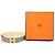 Cinturón reversible Hermès Gray Box Calf Cadena H Castaño - vista 6