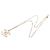 Collana con pendente matelassé Chanel Gold CC placcata oro D'oro