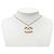 Collana con pendente matelassé Chanel Gold CC placcata oro D'oro - vista 5